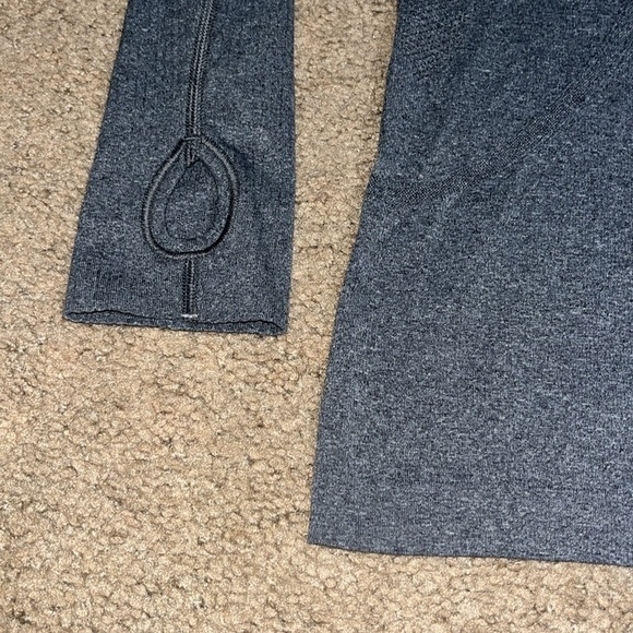 Lululemon Swiftly Tech Long Sleeve Thumbholes Dark Classic Sport Grey 6 - Picture 5 of 9